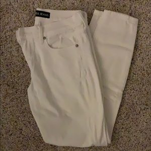 White Express jean legging
